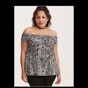 Torrid size 1 babydoll Top